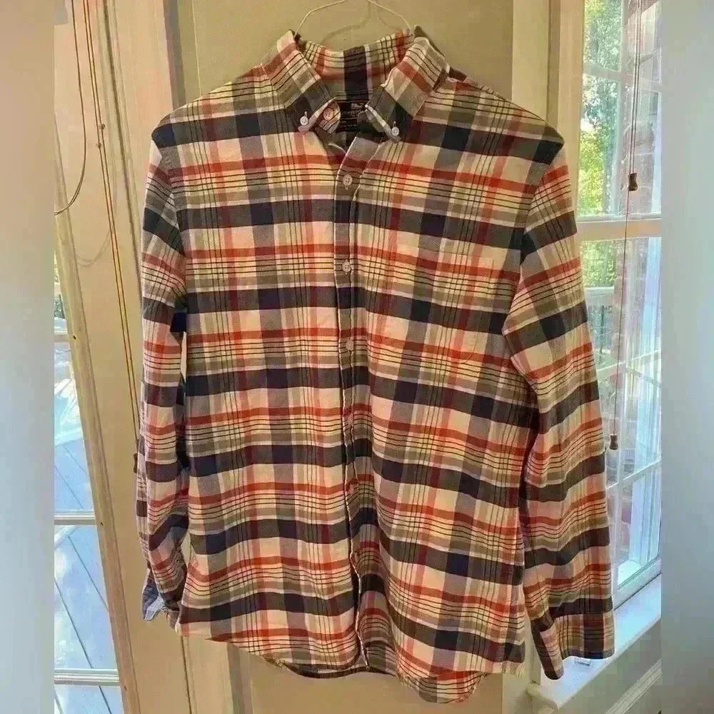 Vineyard Vines Mens Medium Long Sleeve Button Up Slim Fit Murray Shirt